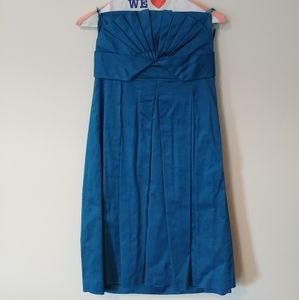 Ted Baker London Blue Strapless Dress